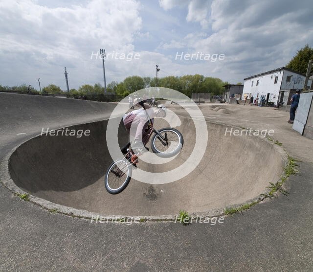 The Rom skatepark, Hornchurch, Havering, London, 2013. Creator: Simon Inglis.