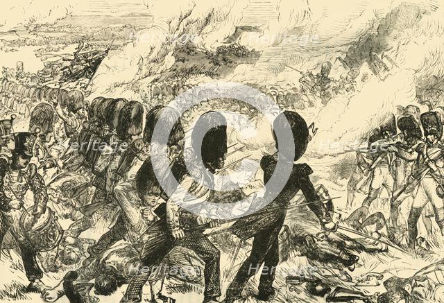 'The Last Charge at Waterloo', (1815), 1890.   Creator: Unknown.