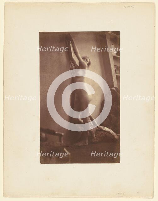 Nude, c. 1856. Creator: Frank Chauvassaigne.