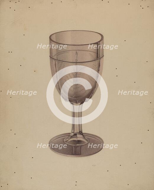 Goblet, c. 1938. Creator: Edward White.