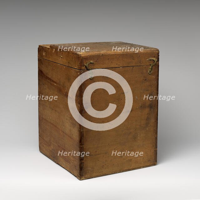 [Daguerreotype Plate Box], 1840s. Creator: Unknown.