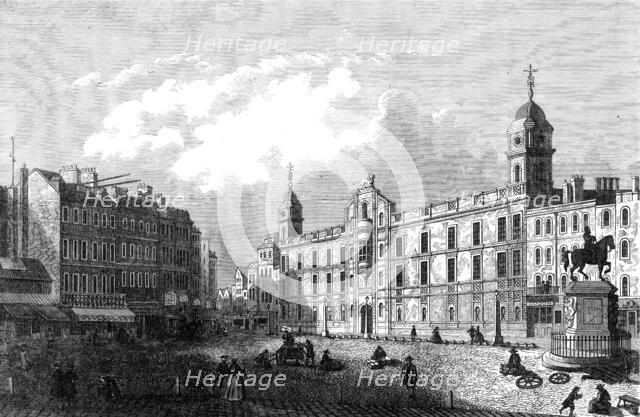 "Charing-Cross", from a picture by Canaletto, 1864. Creator: Unknown.