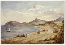 View of Wicklow Hills, September 1843. Creator: Elizabeth Murray.
