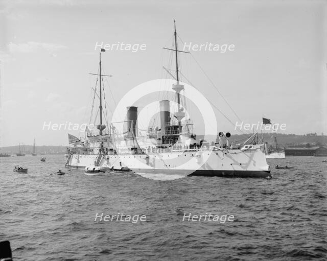 U.S.S. Olympia, between 1895 and 1901. Creator: Unknown.