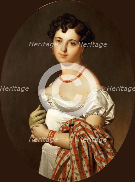 Portrait of Madame Cécile Panckoucke, née Bochet. Artist: Ingres, Jean Auguste Dominique (1780-1867)