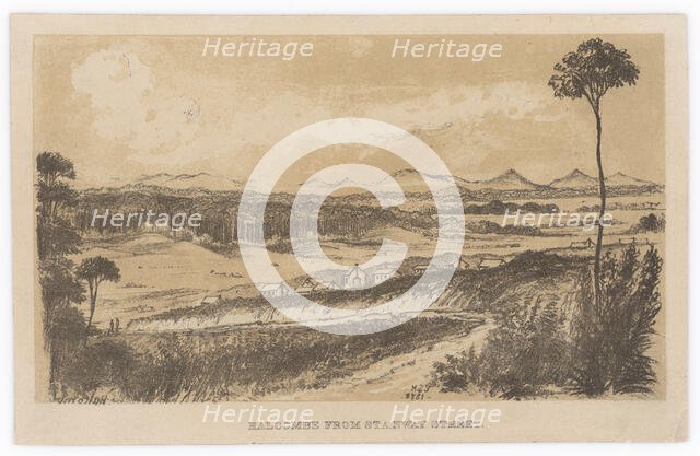 Halcombe from Stanway Street,  c.1878. Creator: Edith Stanway Halcombe.