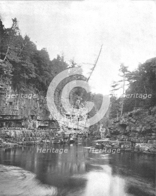 Upper End of the Ausable Chasm, Adirondacks, New York State, USA, c1900.  Creator: Unknown.