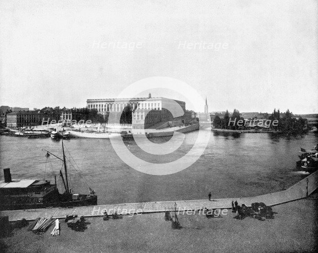 Royal Palace, Stockholm, Sweden, 1893.Artist: John L Stoddard