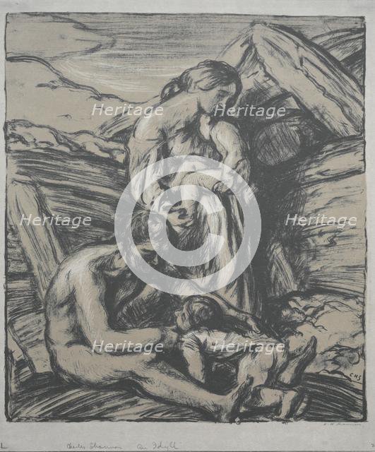 An Idyll, 1905. Creator: Charles Hasslewood Shannon (British, 1863-1937).