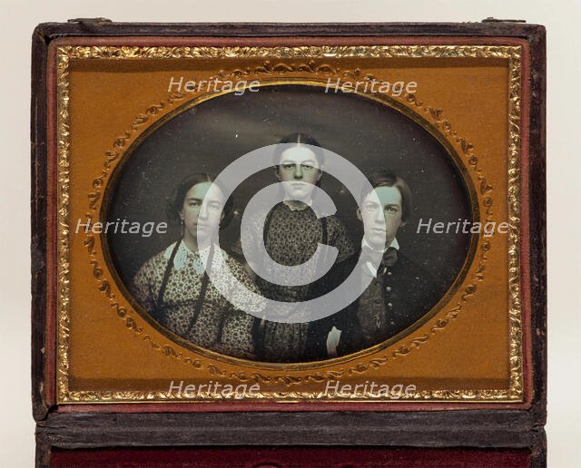 Mary, Jane, and John Hoyt, between 1850 and 1860. Creator: Unknown.