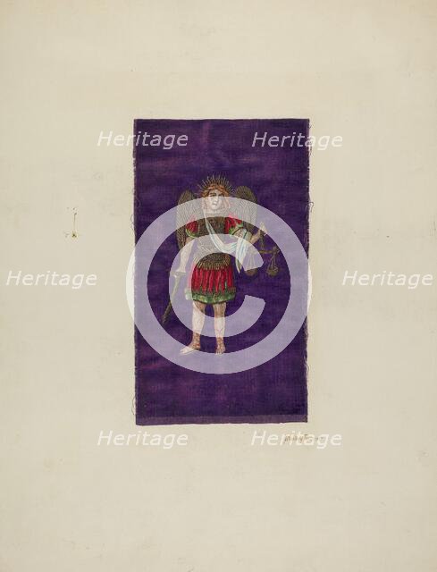 Religious Embroidery, c. 1940. Creator: Stanley Mazur.