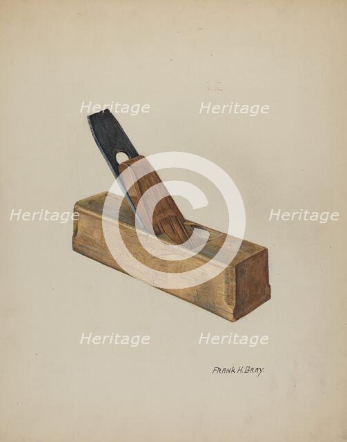 Carpenter's Small Plane, c. 1937. Creator: Frank Gray.