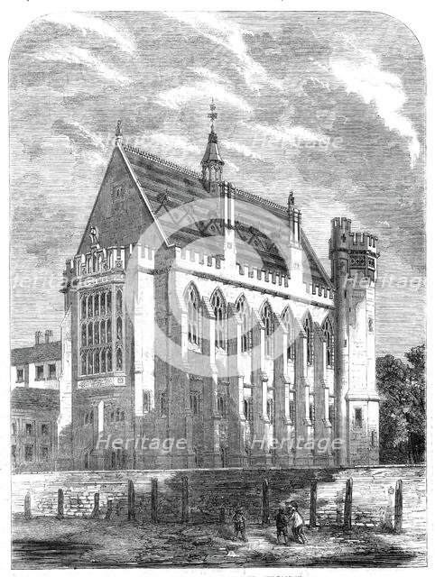 The Inner Temple new Law Library, 1860. Creator: Unknown.