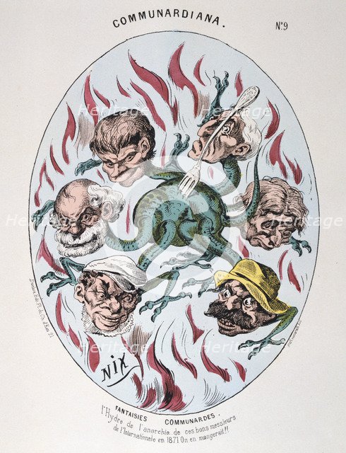 'Les Beaux Jours de la Commune', 1871. Artist: Anon