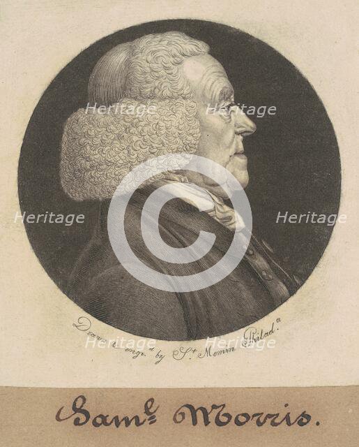 Samuel Morris, 1798. Creator: Charles Balthazar Julien Févret de Saint-Mémin.