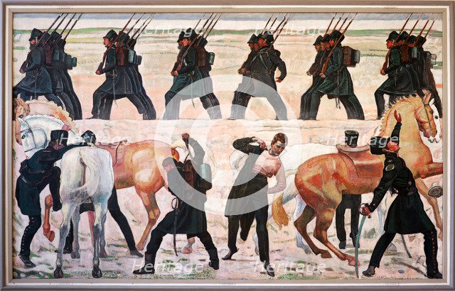 Excerpt of German students in the War of Independence of 1813, 1908-1909.