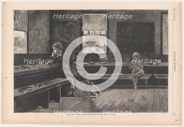 The Noon Recess (Harper's Weekly, Vol. XVII), June 28, 1873. Creator: Unknown.