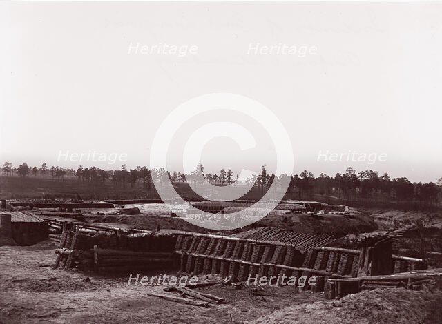 Interior of Fort Sedgwick, before Petersburg, 1861-65. Creator: Tim O'Sullivan.