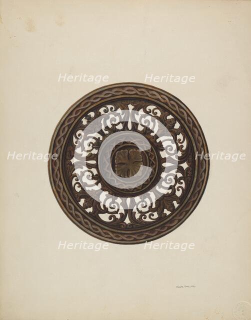 Card Tray, c. 1940. Creator: Robert W.R. Taylor.