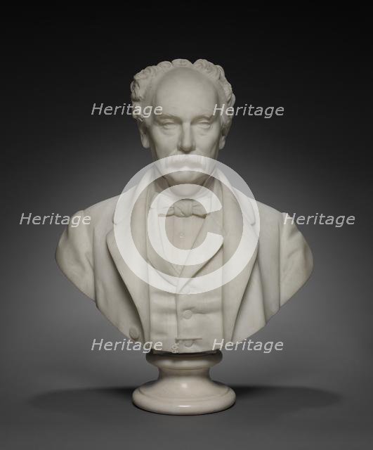 Bust of Hinman B. Hurlbut, c. 1870 - 1883. Creator: Giovanni Cintselli (Italian, 1832-1883).