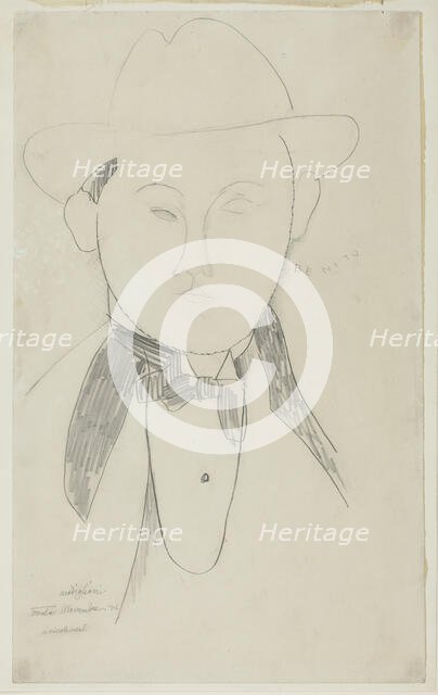 Benito, 1916. Creator: Amadeo Modigliani.