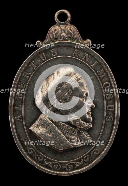 Albert III, 1443-1500, Duke of Saxony [obverse], possibly 18th or 19th century. Creator: E.U..