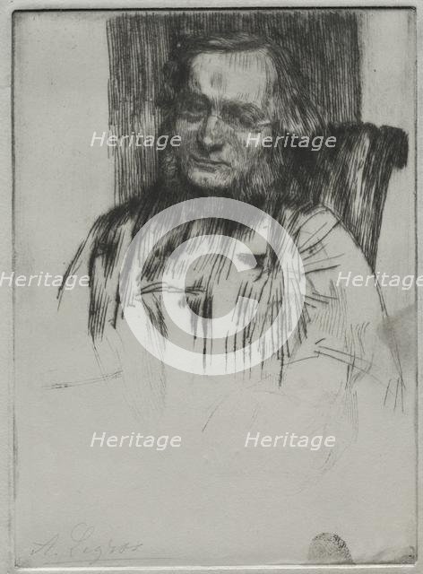 Edwin Edwards, 1861. Creator: Alphonse Legros (French, 1837-1911).