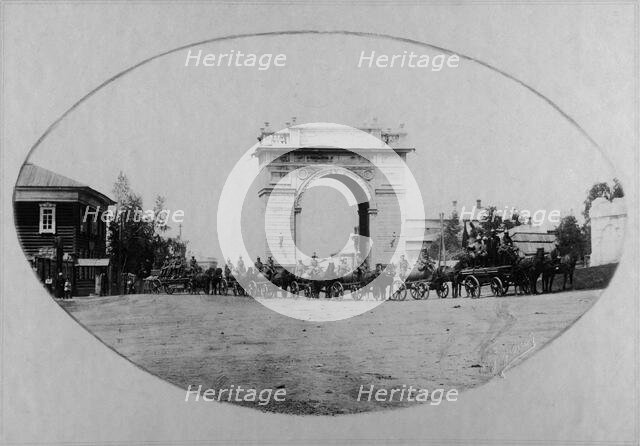 Irkutsk police fire brigade. Convoy of the third part, 1894. Creator: R Prorokov.