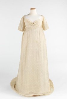 Evening dress, French, 1809. Creator: Unknown.