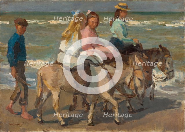 Donkey riding, 1898-1901. Artist: Israëls, Isaac (1865-1934)