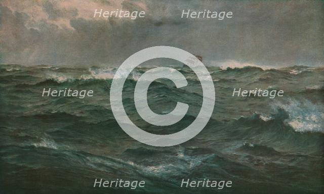 'Rough Weather in the Mediterranean', 1874, (c1930).  Creator: Henry Moore.