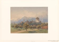 View of Thun, Switzerland, 1828-1892. Creator: Charles William Meredith van de Velde.