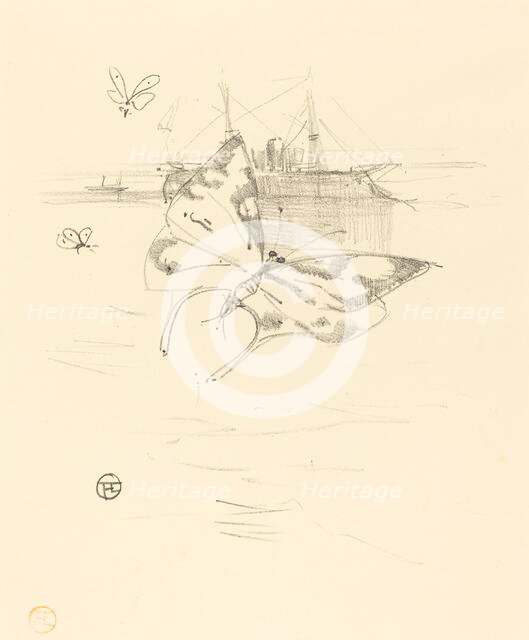 Les papillons, 1895. Creator: Henri de Toulouse-Lautrec.