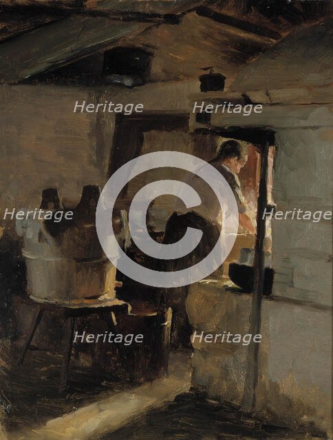 Laundry room, 1884. Creator: Albert Edelfelt.