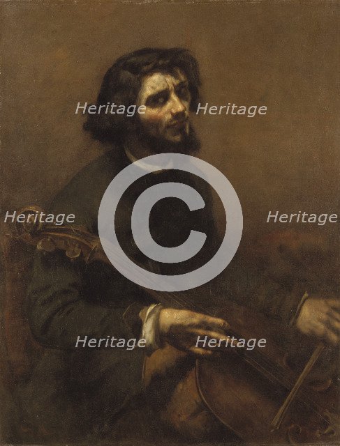 The Cellist (Self-portrait), 1847.