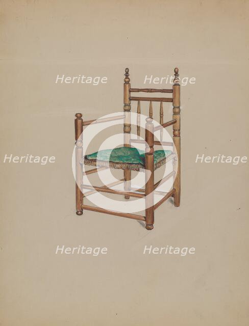 Carver Armchair, 1935/1942. Creator: Charles Squires.