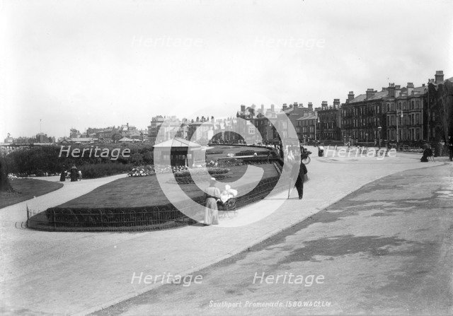 The Promenade, Southport, Lancashire, 1890-1910. Artist: Unknown