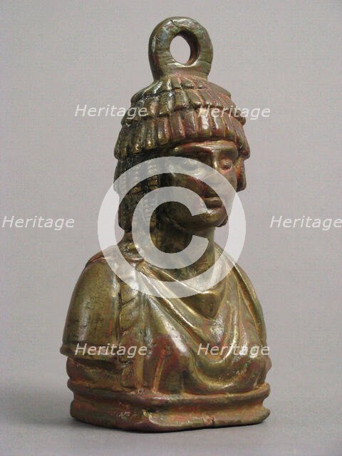 Steelyard Weight with the Bust of a Woman, Byzantine, 4th century. Creator: Unknown.