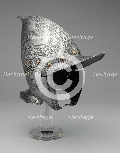 Burgonet, Northern Italy, c. 1570/80. Creator: Unknown.