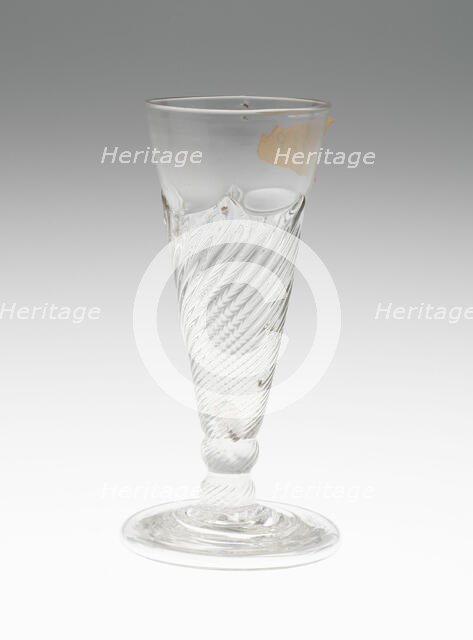 Ale Glass, England, c. 1685. Creator: Unknown.