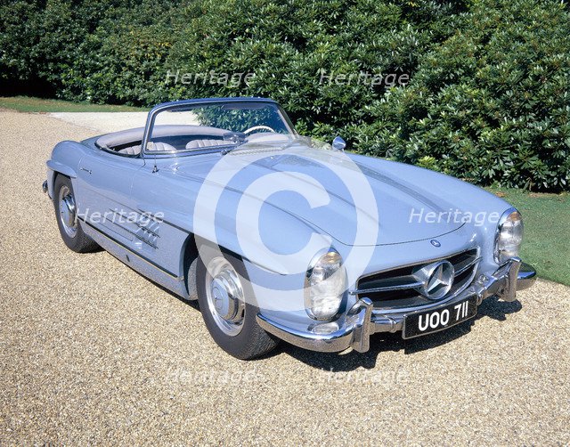 Mercedes 300SL Roadster, c1960. Artist: Unknown