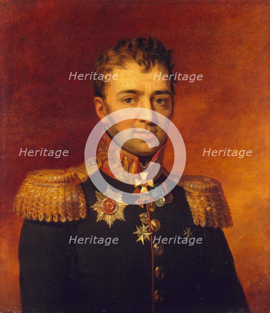 Portrait of Pyotr Gavrilovich Likhachov (1758-1813), before 1825. Artist: Dawe, George (1781-1829)