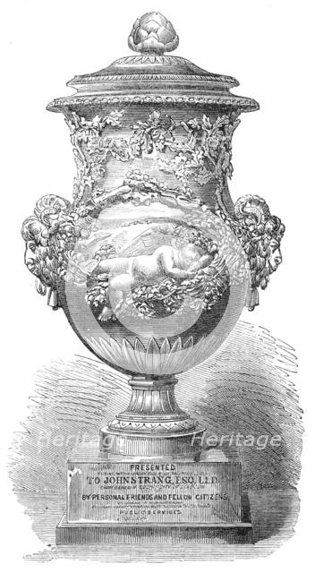 Testimonial to the late John Strang, Esq, L.L.D., City Chamberlain of Glasgow, 1864. Creator: Unknown.