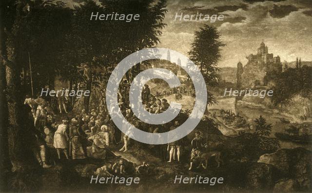 The Sermon of St. John the Baptist, c1550, (1903). Creator: Unknown.