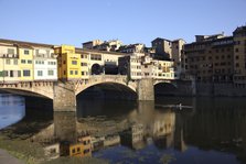 Arno River, Florence, Italy. Artist: Samuel Magal