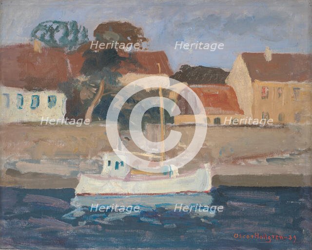 Night, Christianso, 1939. Creator: Oscar Hullgren.