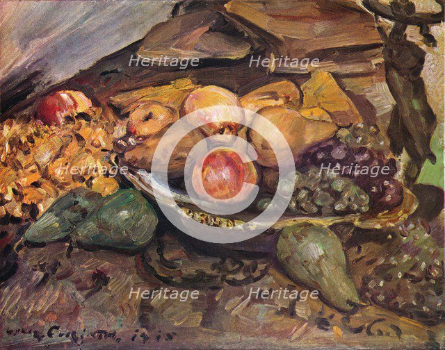 'Still-Life with Fruit', c20th century. Artist: Lovis Corinth.