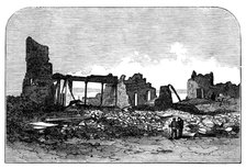 Ruins of Chicago after the Fire: Crosby Opera House, 1871. Creator: Unknown.