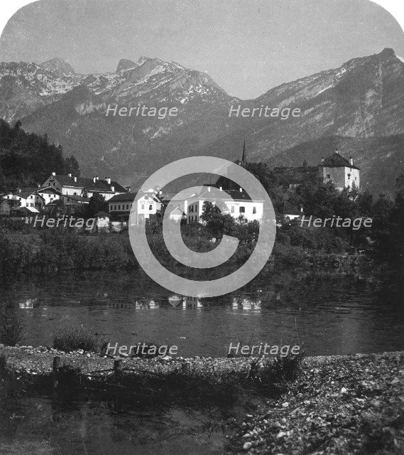 Golling and Tennengebirge, Salzburg, Austria, c1900s.Artist: Wurthle & Sons