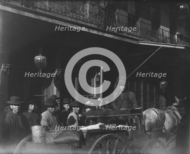 Bob Lim and brother, Chinatown, San Francisco, between 1896 and 1906. Creator: Arnold Genthe.